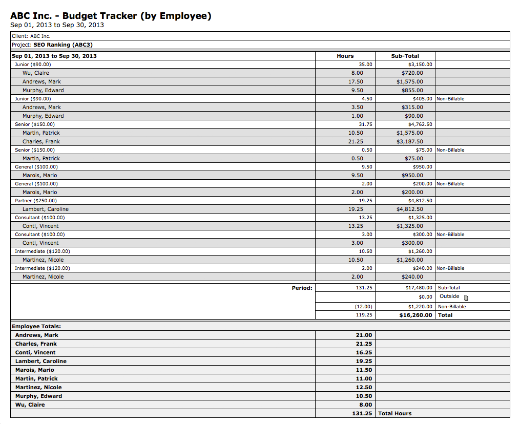 it project budget templates